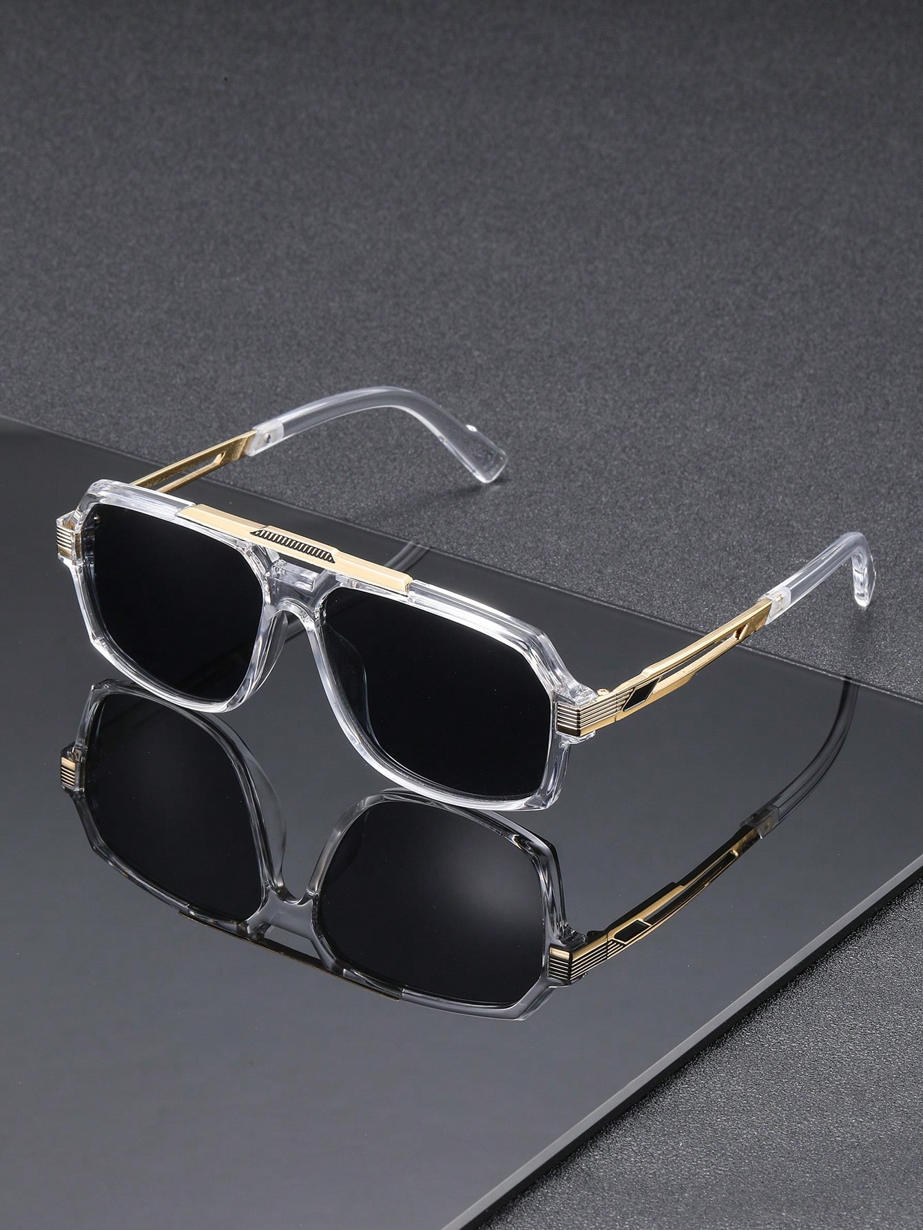 1 pair of men's T transparent  - Metal Photo Panel ulasan dan harga