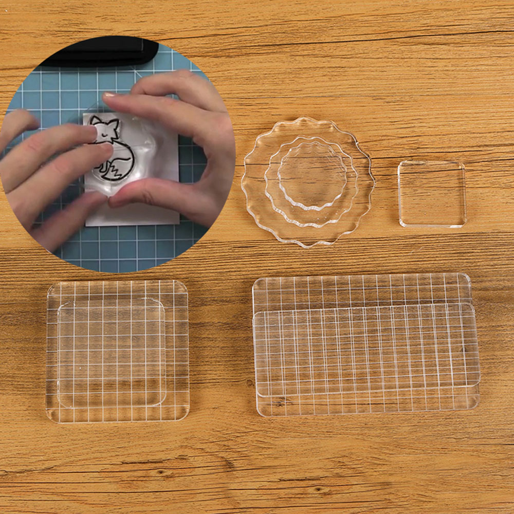 Clear Acrylic Stamp Block Use  - Photo Acrylic Block ulasan dan harga