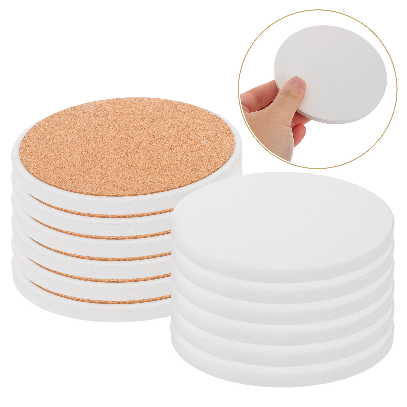 12pcs Sublimation Coasters Bla - Ceramic Tile Blank ulasan dan harga