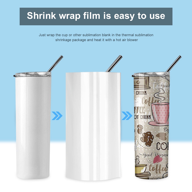 30Pcs Sublimation Shrink Wrap  - Sublimation Mug White ulasan dan harga