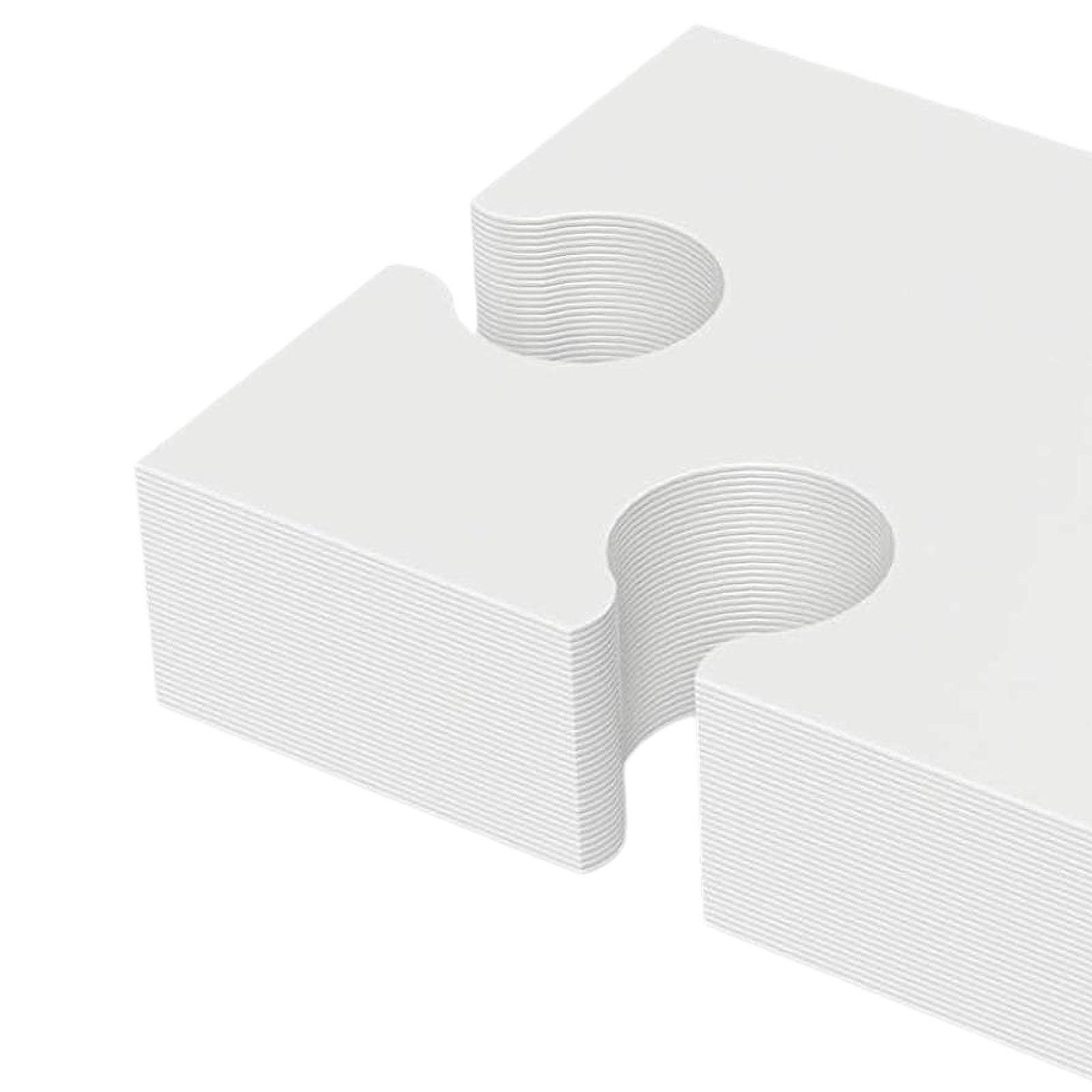 30 Pieces Blank Puzzle Pieces  - Puzzle Blank White ulasan dan harga
