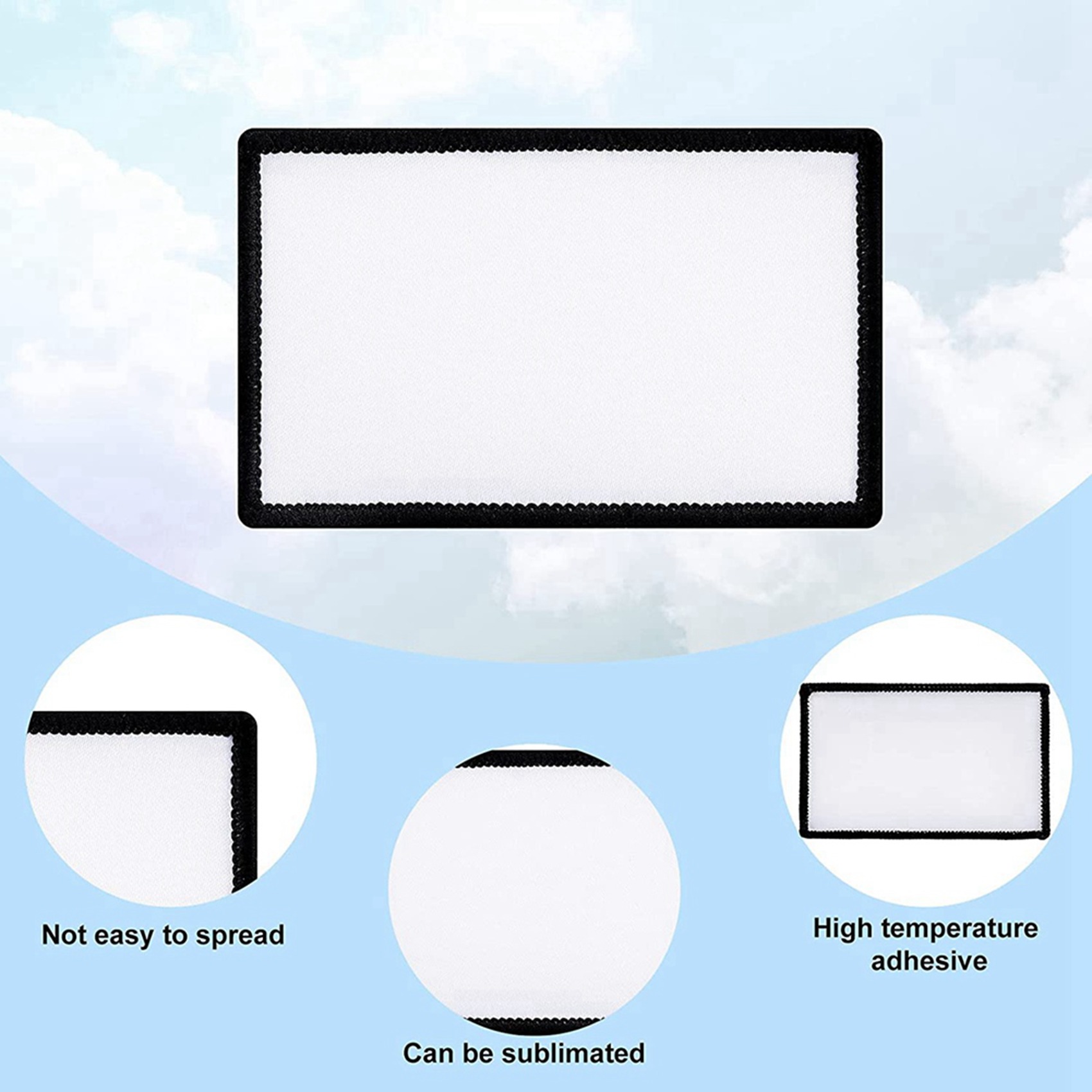 42 Pcs Sublimation Patches Bla - Hat Sublimation Blank ulasan dan harga