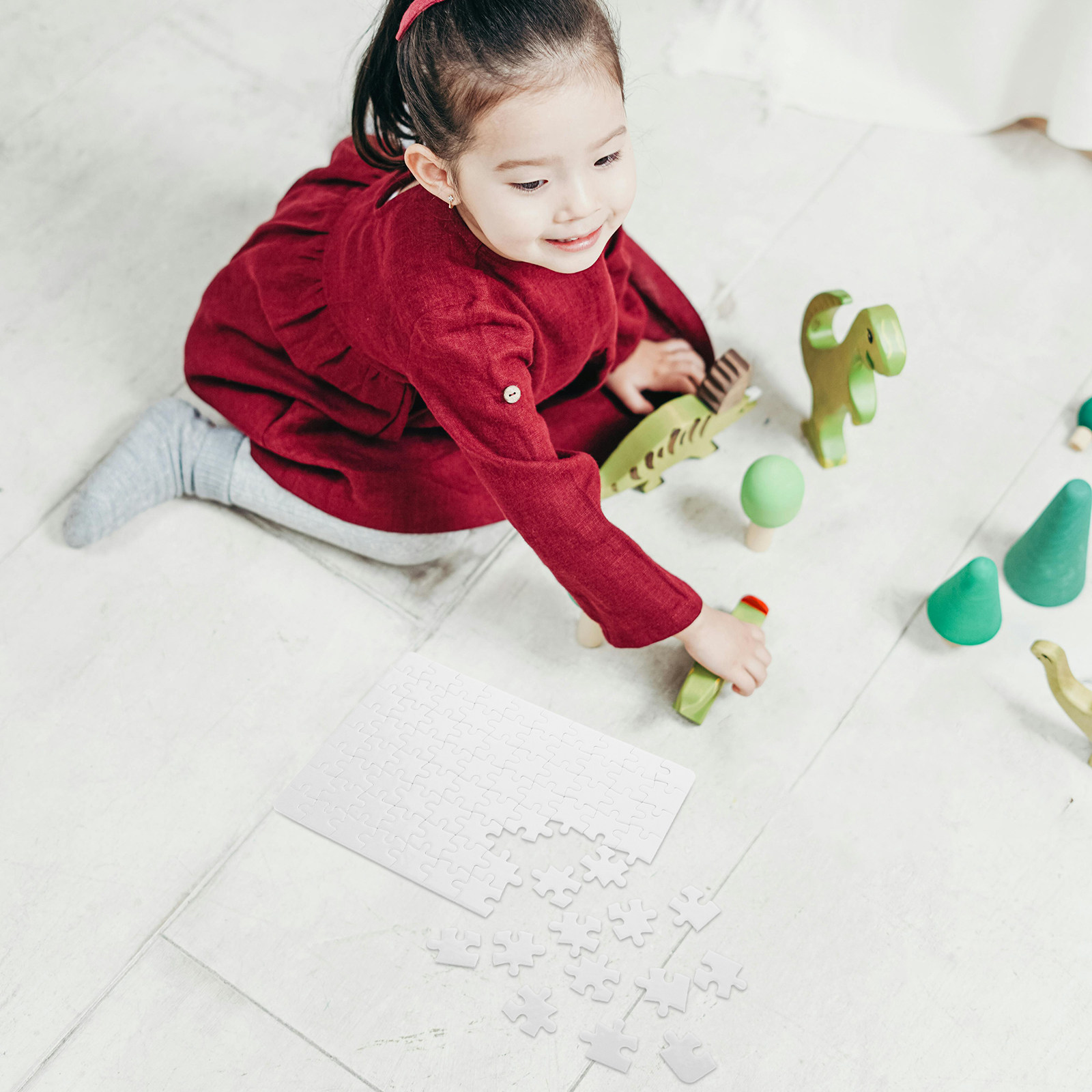 4Sheets Sublimation Blank Puzz - Puzzle Blank White ulasan dan harga