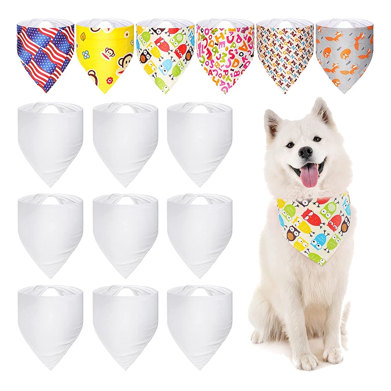 100 Pieces Sublimation Blank D - Bandana Blank White ulasan dan harga