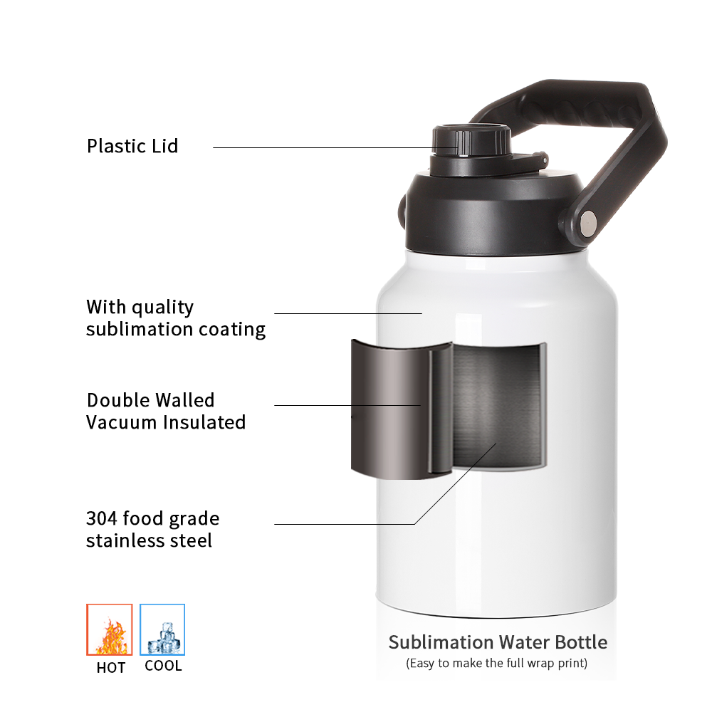 PYD Life USA Free Shipping 64  - Water Bottle Blank ulasan dan harga