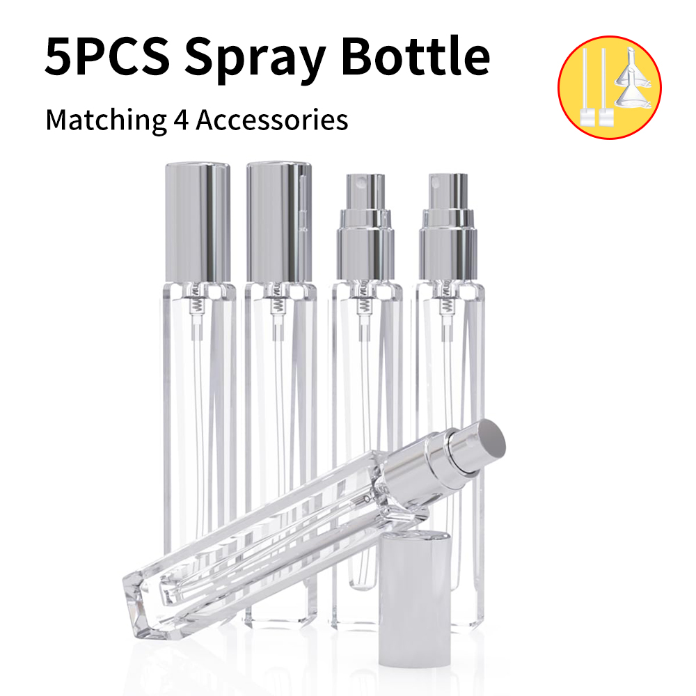 5-Piece Cologne Atomizer Empty - Water Bottle Blank ulasan dan harga