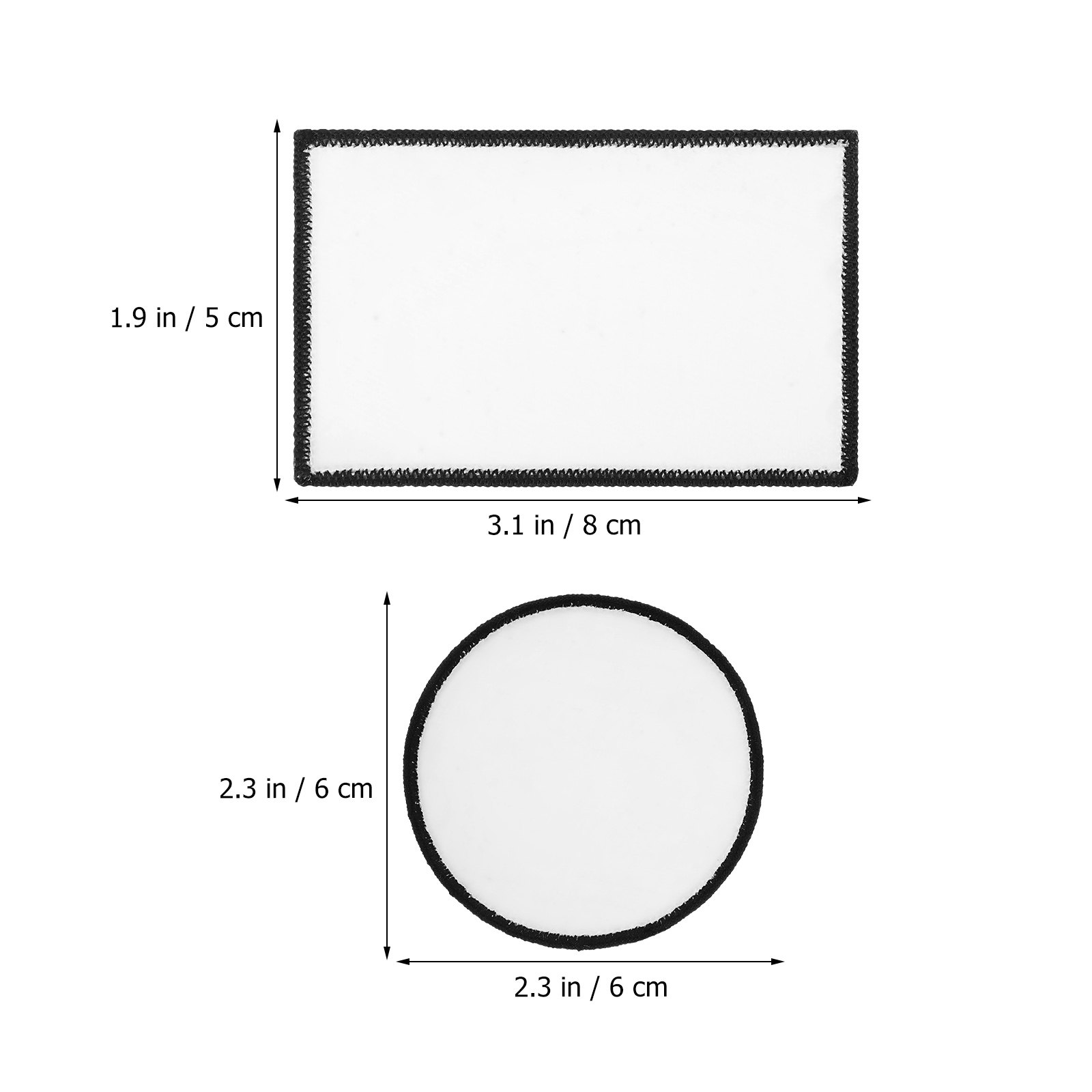 30Pcs Blank Iron-on Patches Su - Hat Sublimation Blank ulasan dan harga