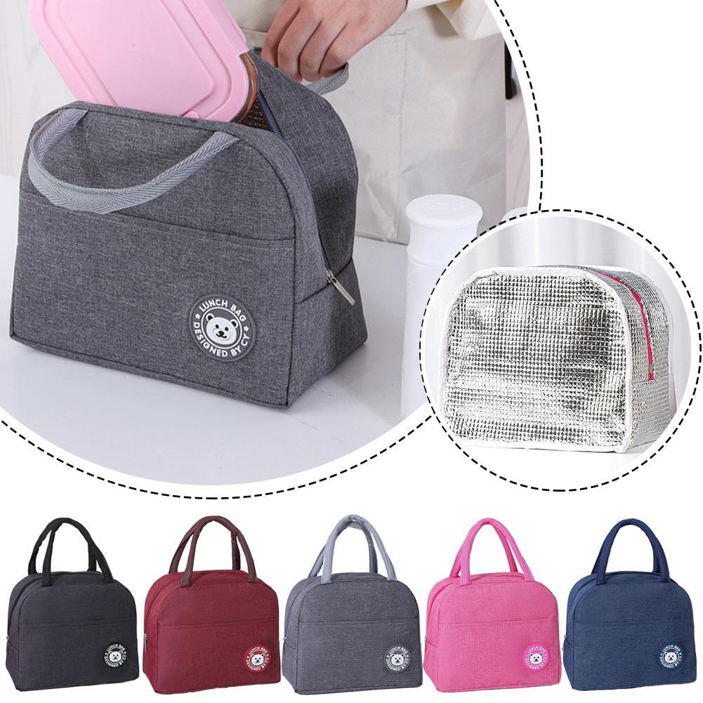 Insulated Lunch Bag Portable T - Tote Bag Sublimation ulasan dan harga