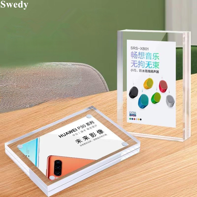 20MM Thick Magnetic Acrylic Si - Photo Acrylic Block ulasan dan harga