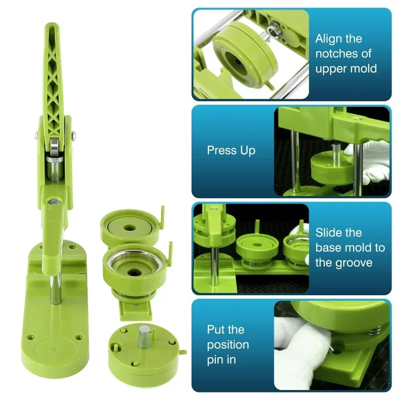 25/32/37/44MM Button Maker Mac - Button Badge Blank ulasan dan harga