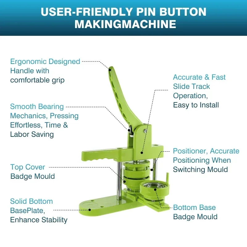 25/32/37/44MM Button Maker Mac - Button Badge Blank ulasan dan harga
