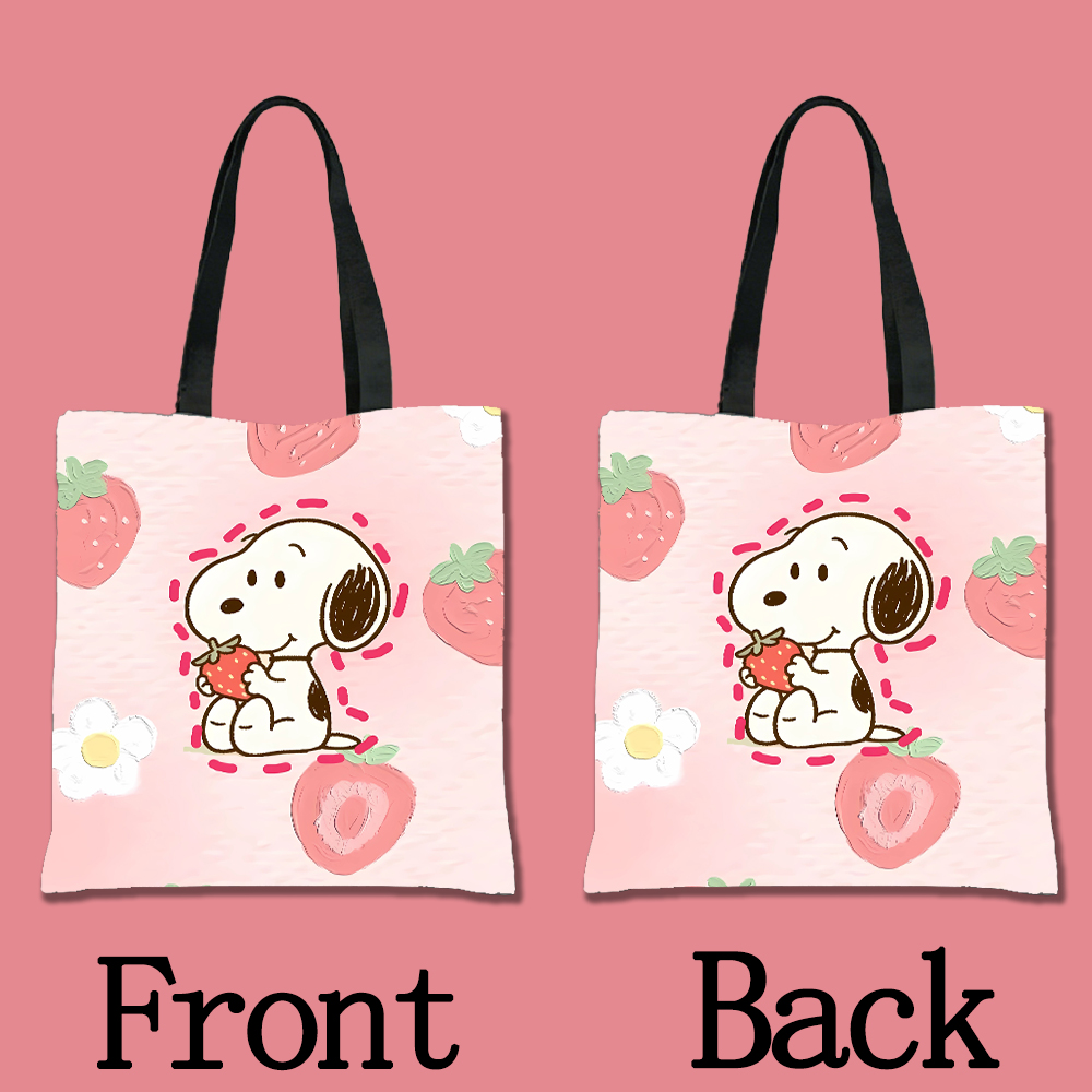 Snoopys Sublimation Canvas Bag - Tote Bag Sublimation ulasan dan harga