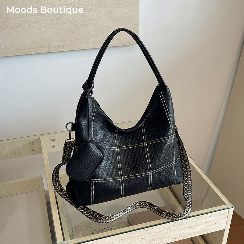 Large Capacity Women Hobo Tote - Tote Bag Sublimation ulasan dan harga