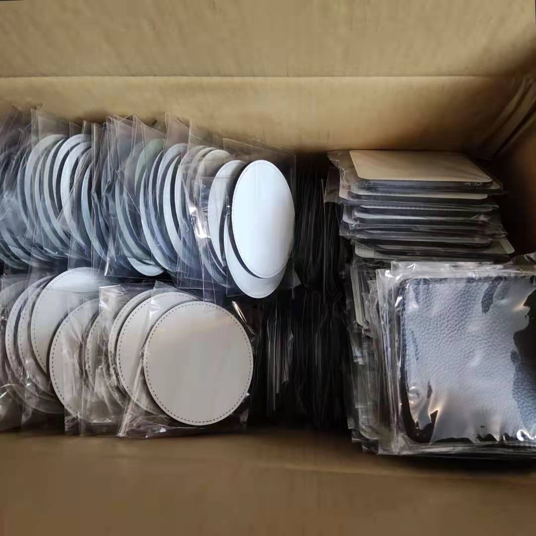 50pcs/lot 10*10cm New Blank Su - Coaster Sublimation Blank ulasan dan harga