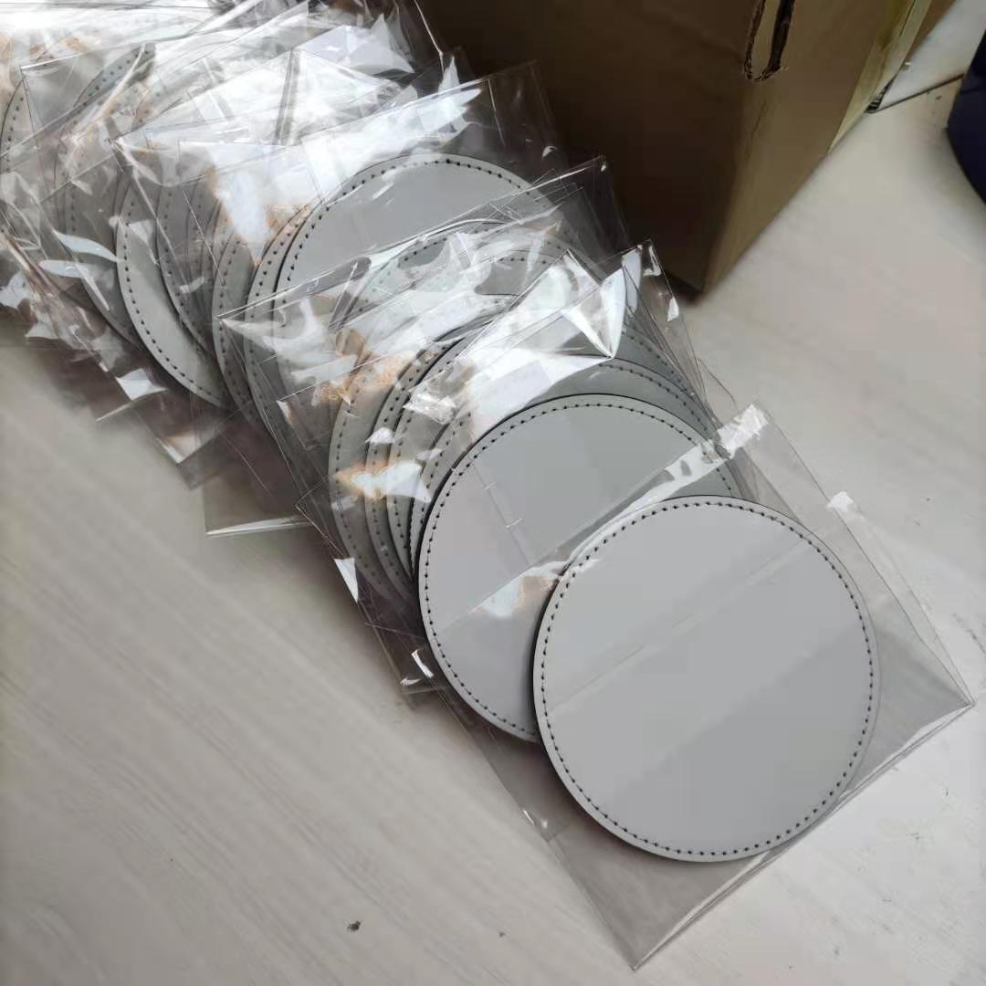 50pcs/lot 10*10cm New Blank Su - Coaster Sublimation Blank ulasan dan harga