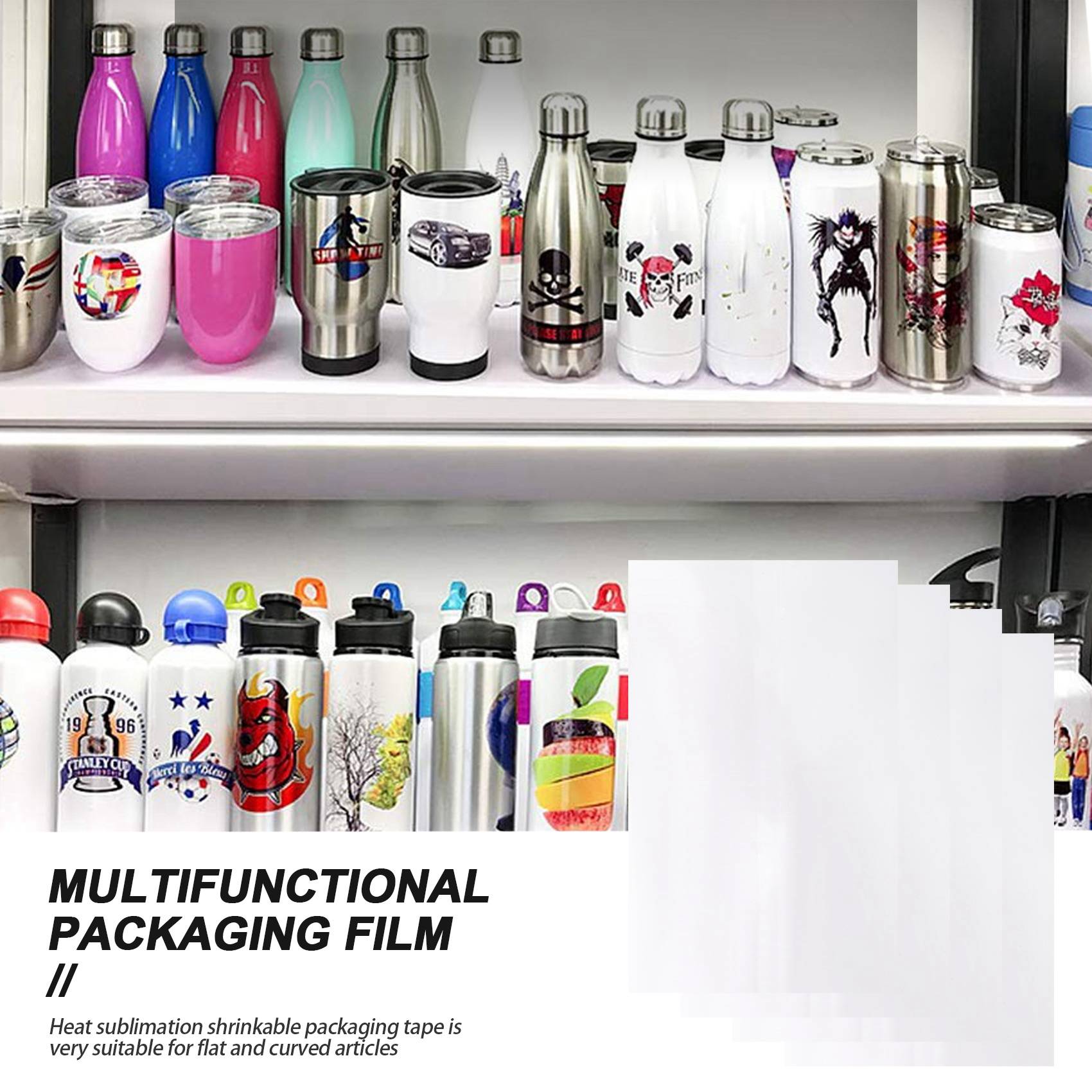 ABHI-30Pcs Sublimation Shrink  - Sublimation Mug White ulasan dan harga