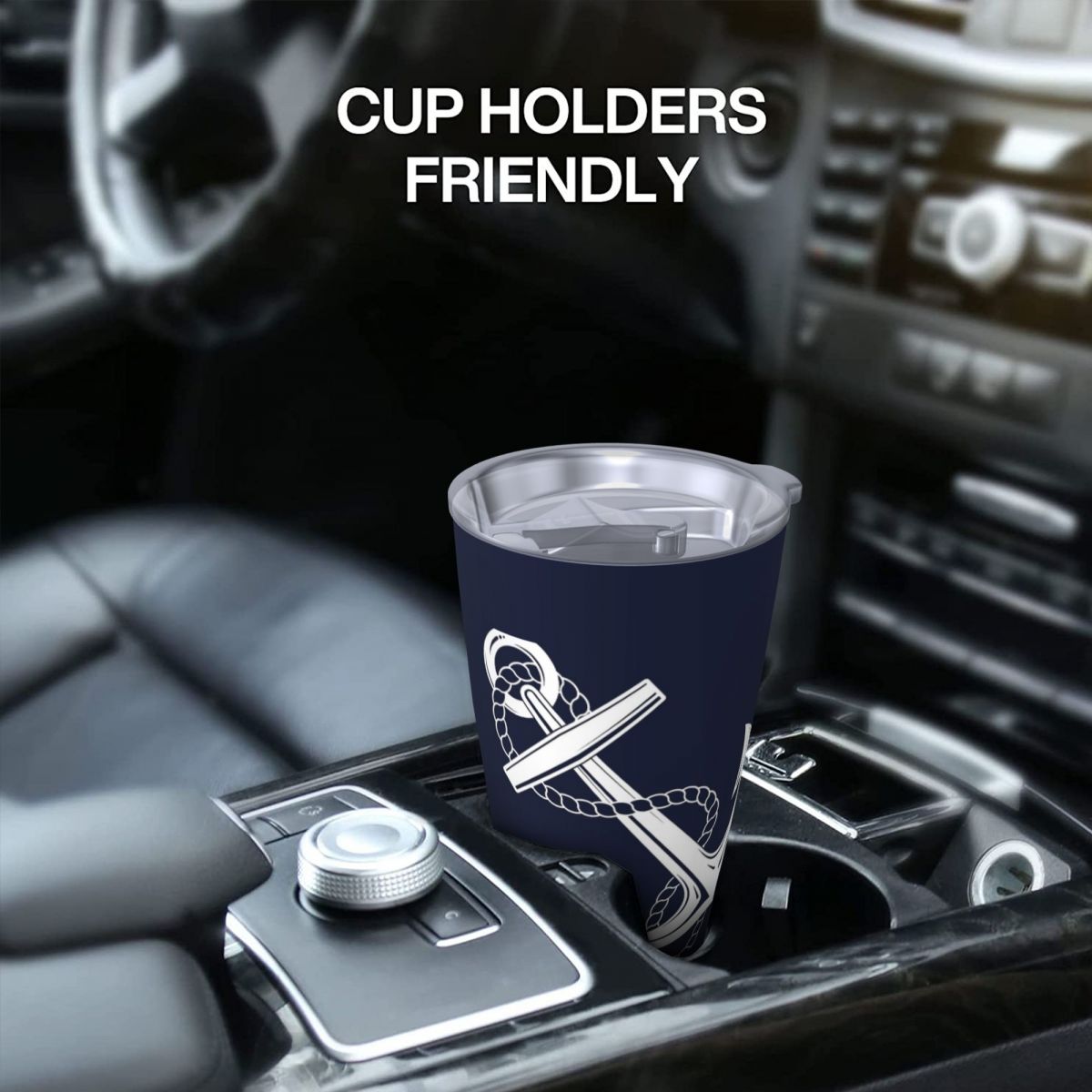 Anchor Nautical White & Navy S - Tumbler 20Oz White ulasan dan harga