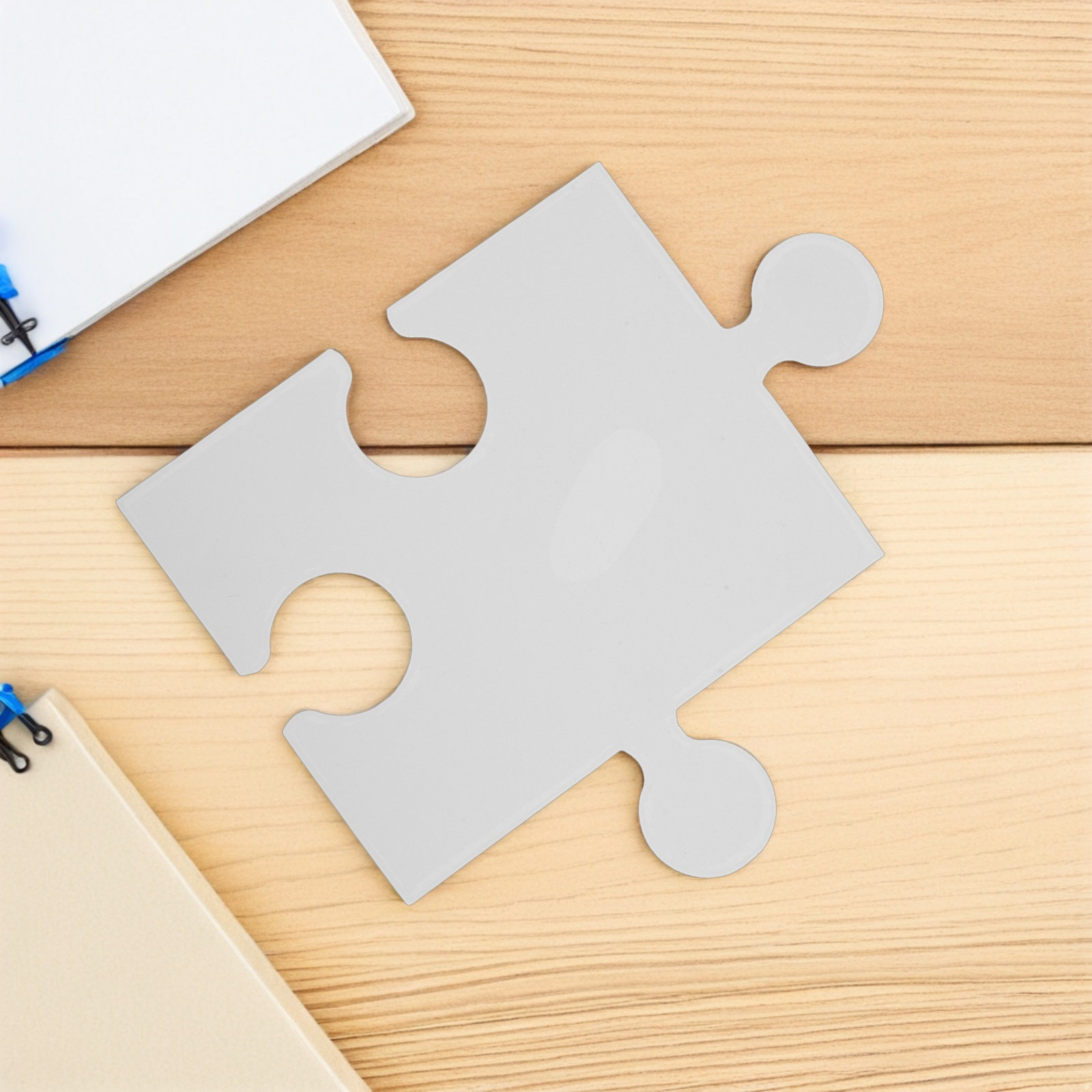 60Pcs Large White Blank Puzzle - Puzzle Blank White ulasan dan harga